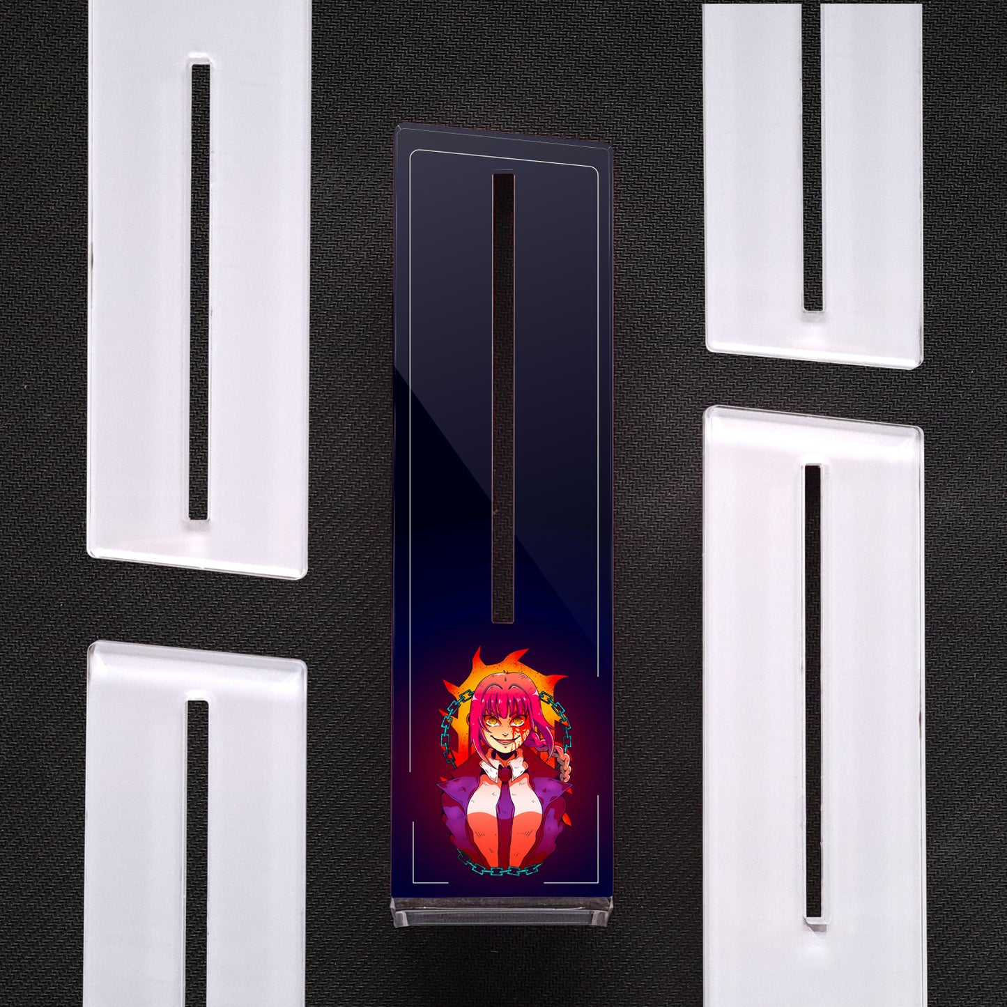 Makima (Opcion de Bordes) | Soporte Gráfica Vertical Acrílico