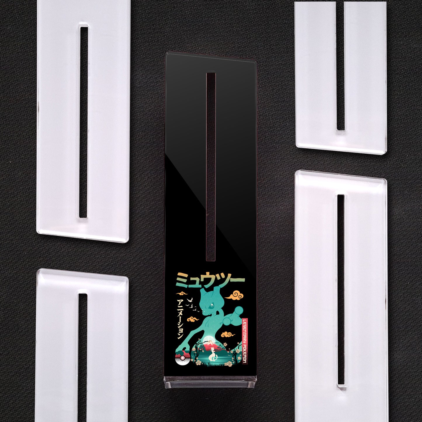 Mewtwo (Opciones de Color) | Soporte Gráfica Vertical Acrílico