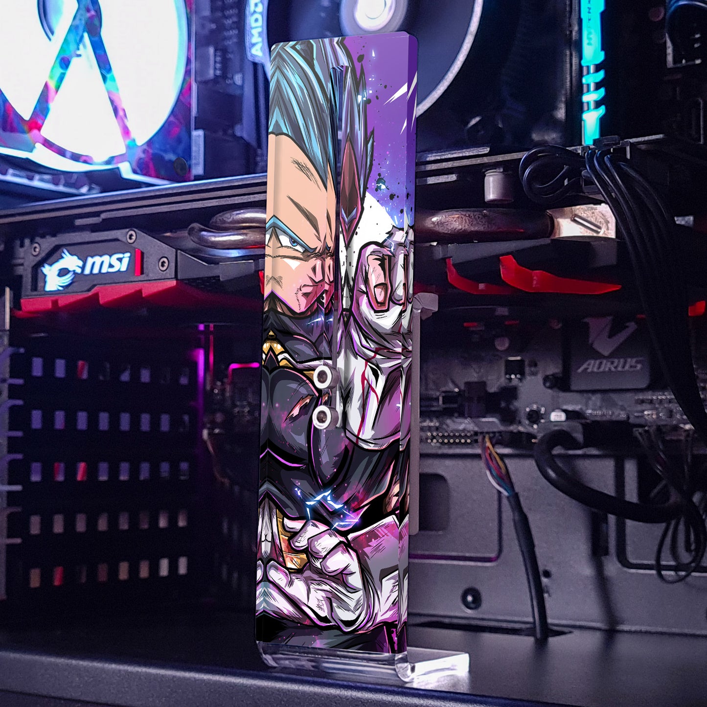 Vegeta SS God Blue | Soporte Gráfica Vertical Acrílico