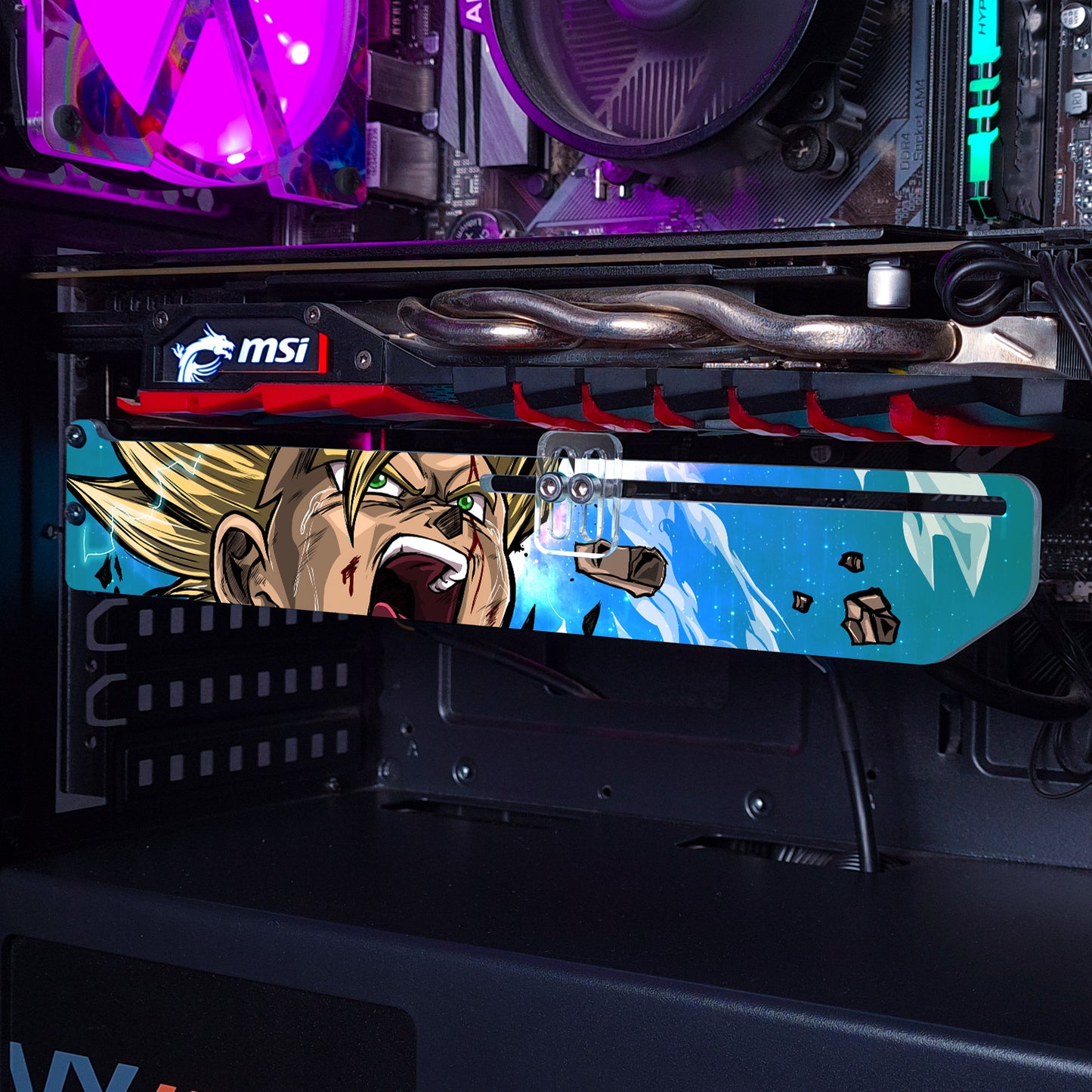 Gohan SS | Soporte Gráfica Horizontal Acrílico