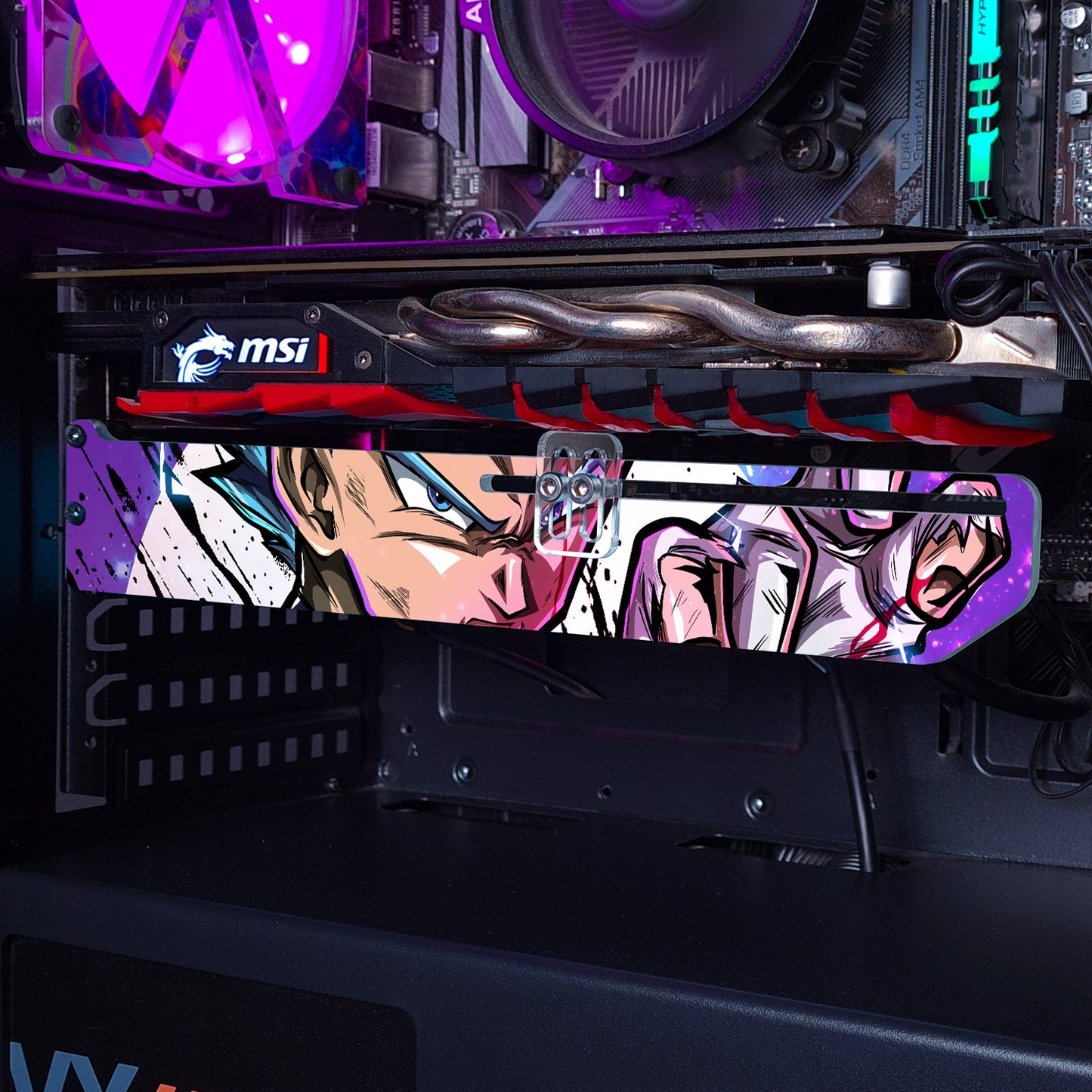 Vegeta SS God Blue | Soporte Gráfica Horizontal Acrílico