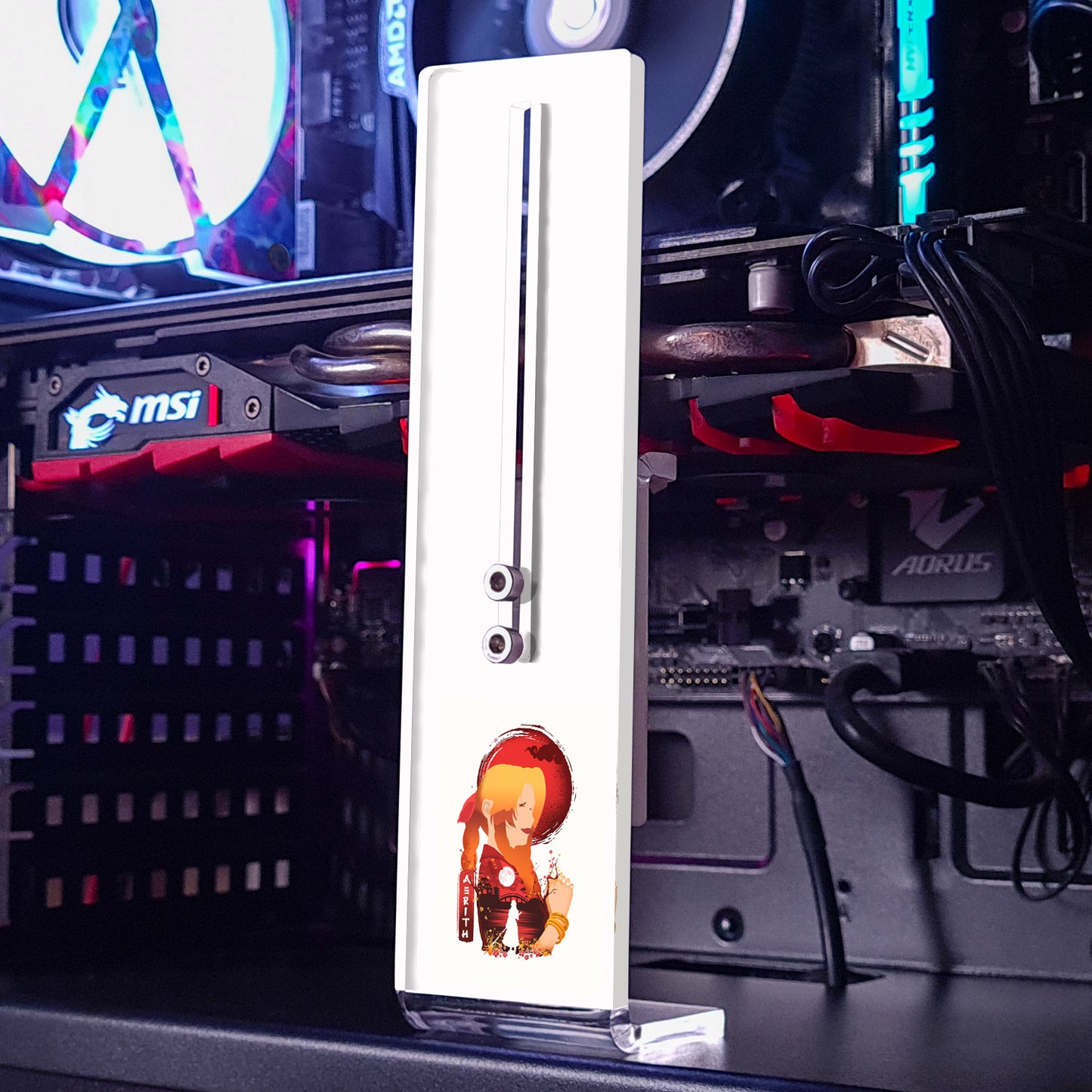 Aerith New | Soporte Gráfica Vertical Acrílico
