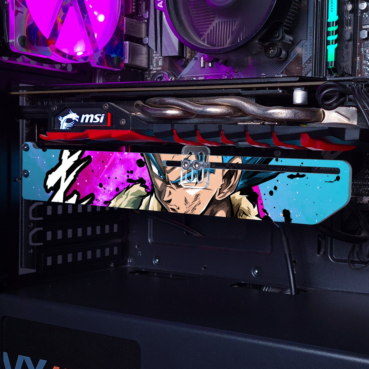 Gogeta Blue DBS | Soporte Gráfica Horizontal Acrílico