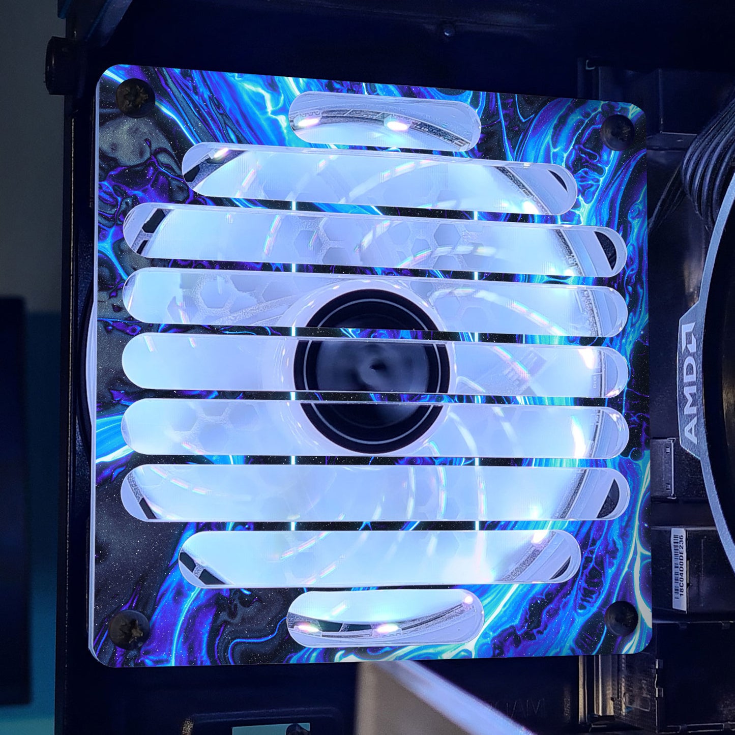 Blue Intensity | Acrylic Fan Grille