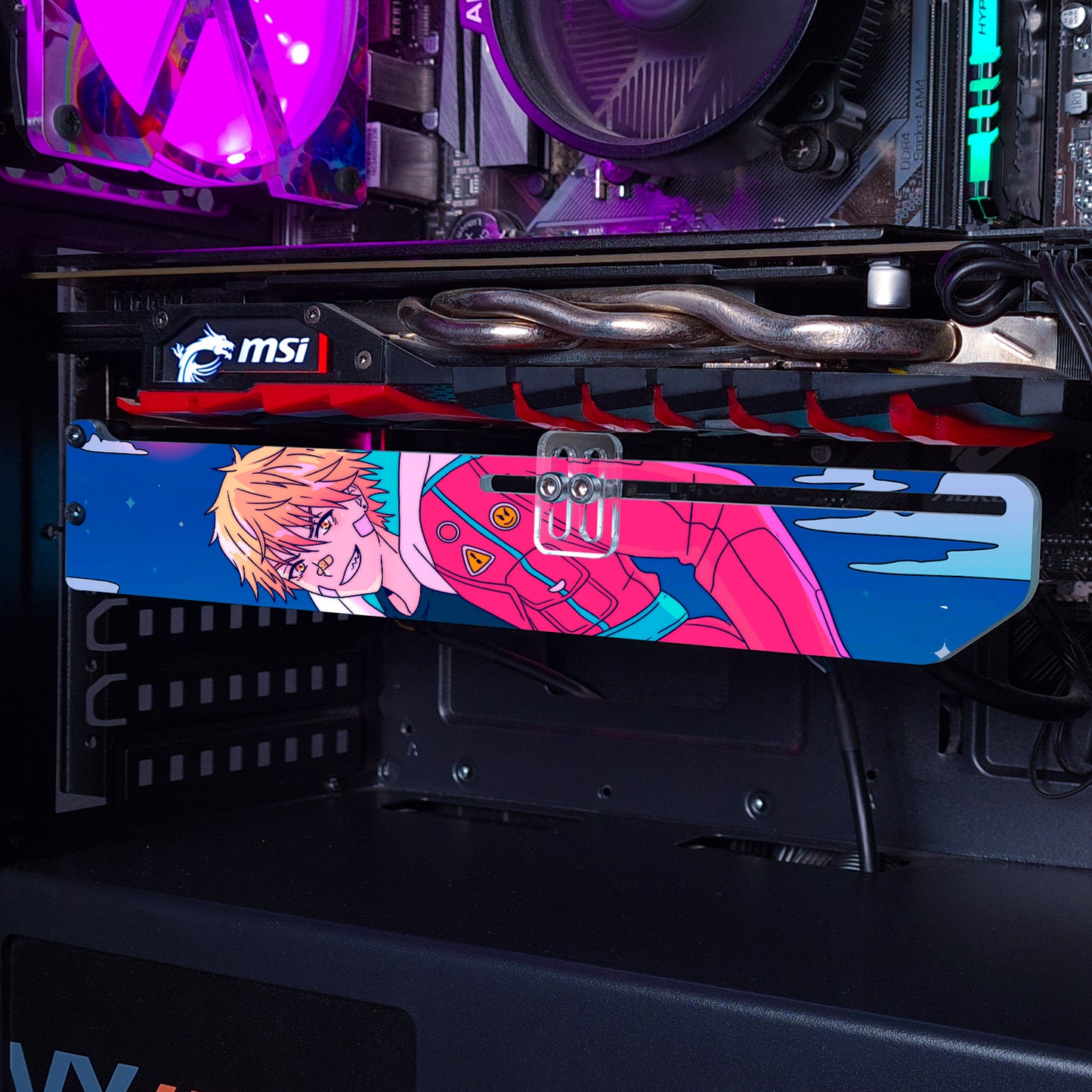 Denji & Pochita, Chainsaw Man | Acrylic Horizontal Graphic Support