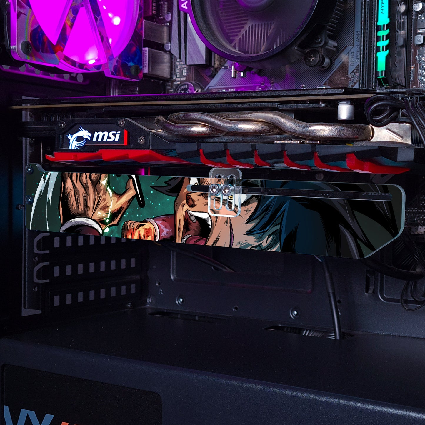 New Broly | Soporte Gráfica Horizontal Acrílico