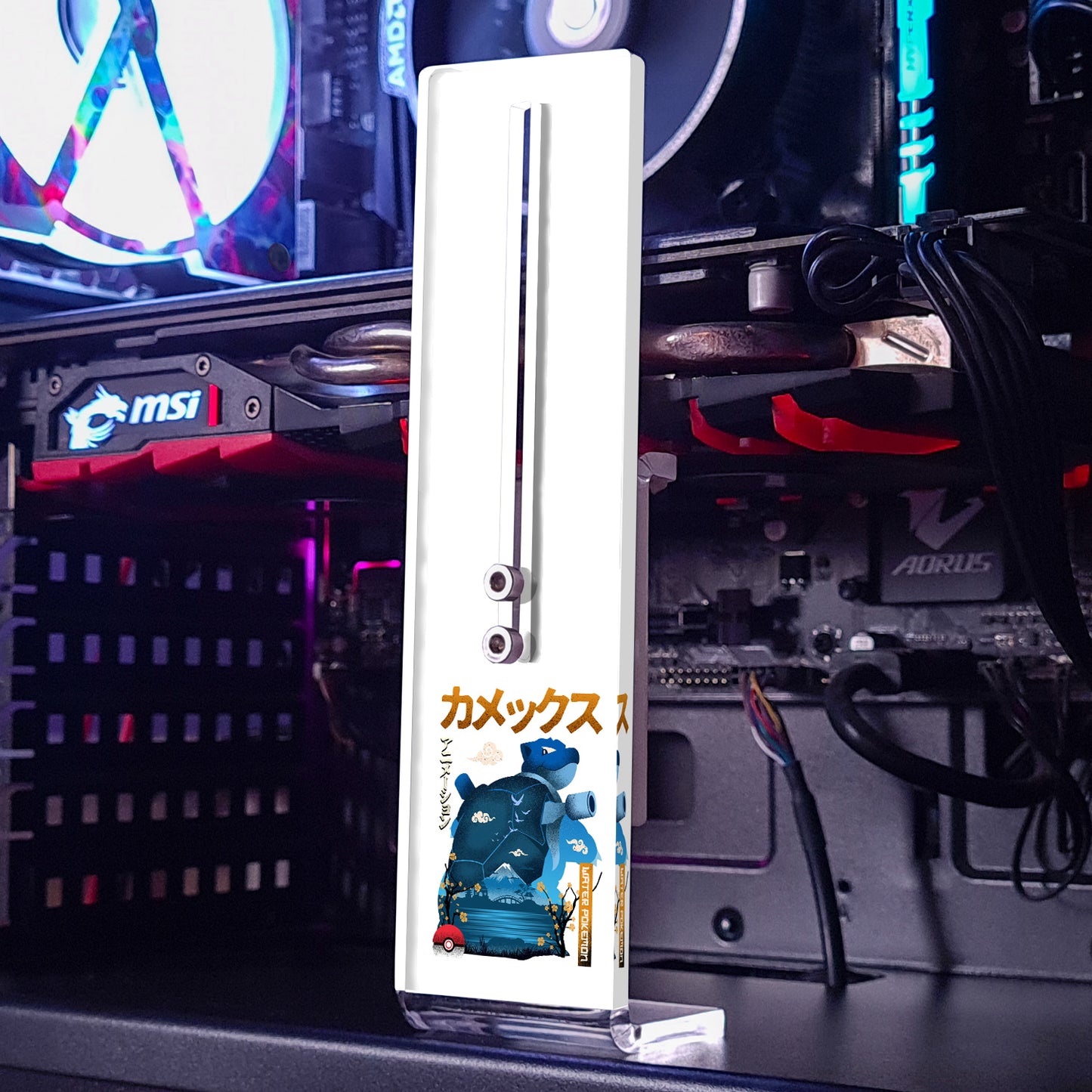 Blastoise (Opciones de Color) | Soporte Gráfica Vertical Acrílico