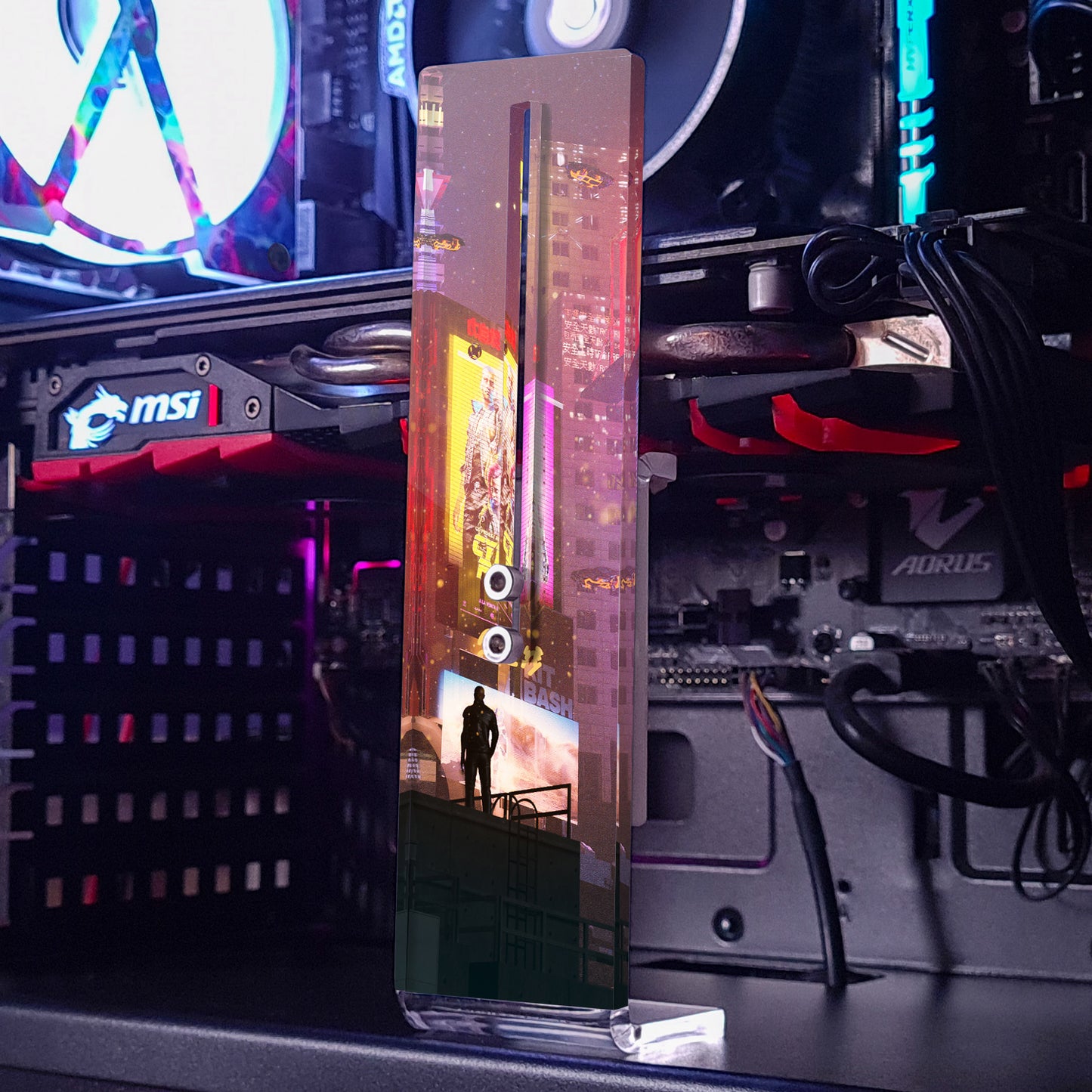 Cyberpunk mod 2 | Soporte Gráfica Vertical Acrílico