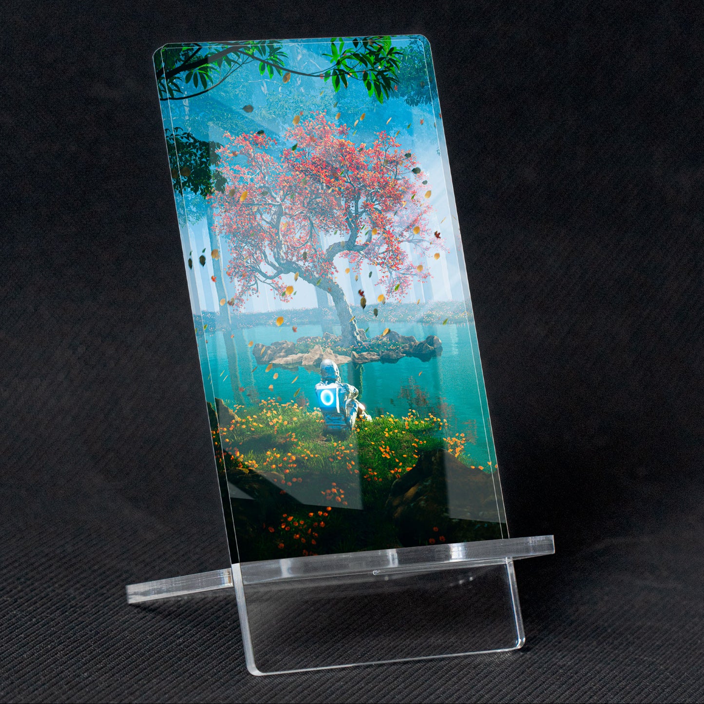 Soporte para Móvil Paisaje "Hope", de metacrilato