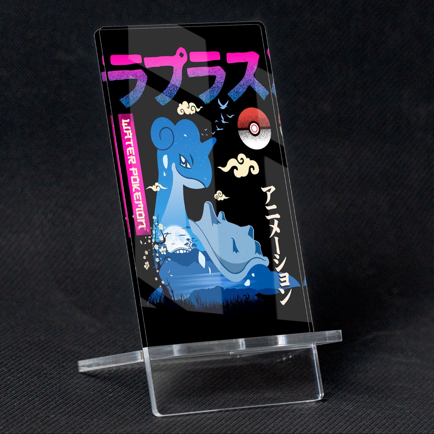 Soporte para Móvil de Pokémon Lapras, de metacrilato