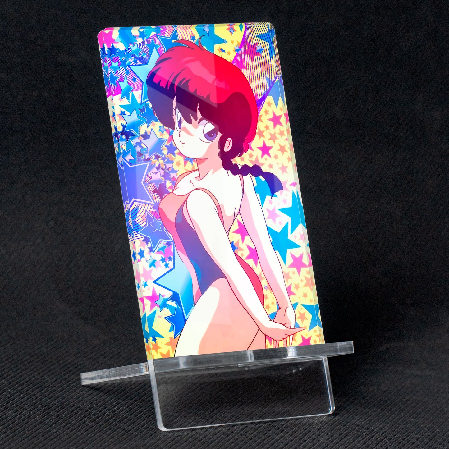 Soporte para Móvil de Ranma Chan, de metacrilato
