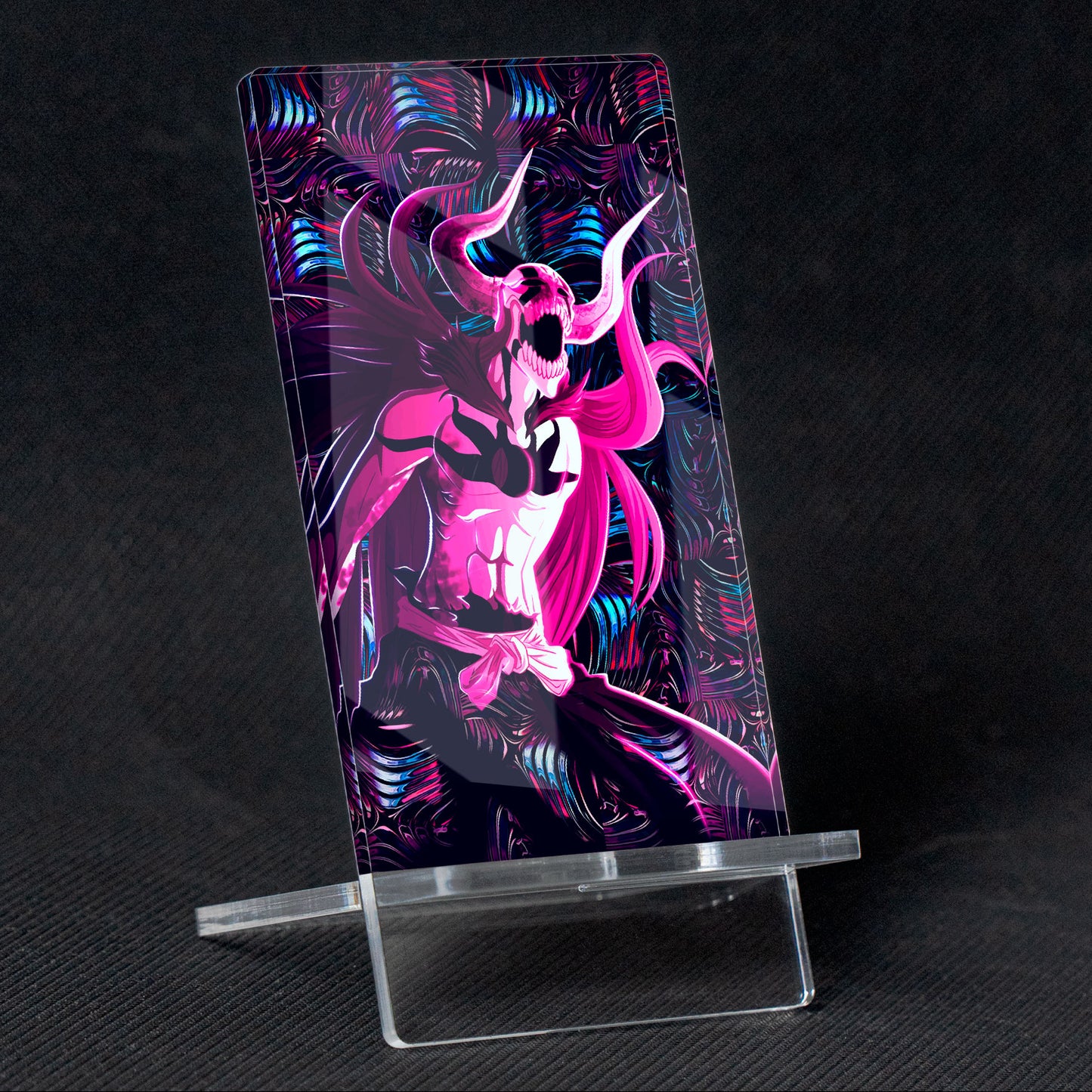 Soporte para Móvil de Bleach "Vasto Lorde neon vector", de metacrilato