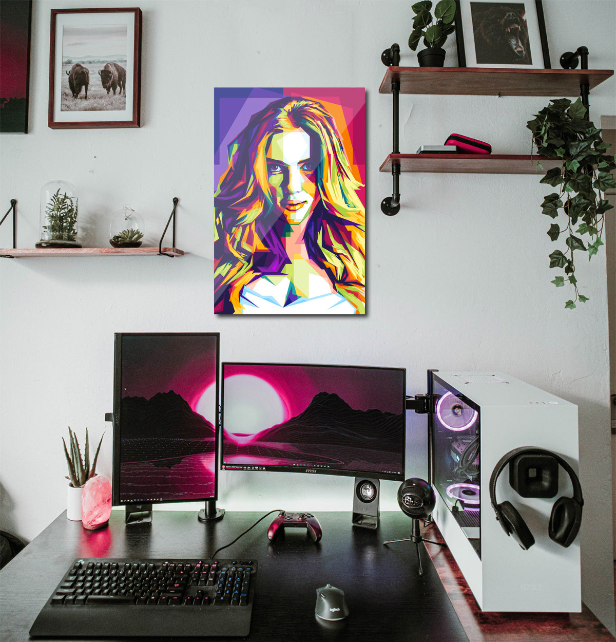 Wpap Scarlett Johansson | Wall Art Acrílico
