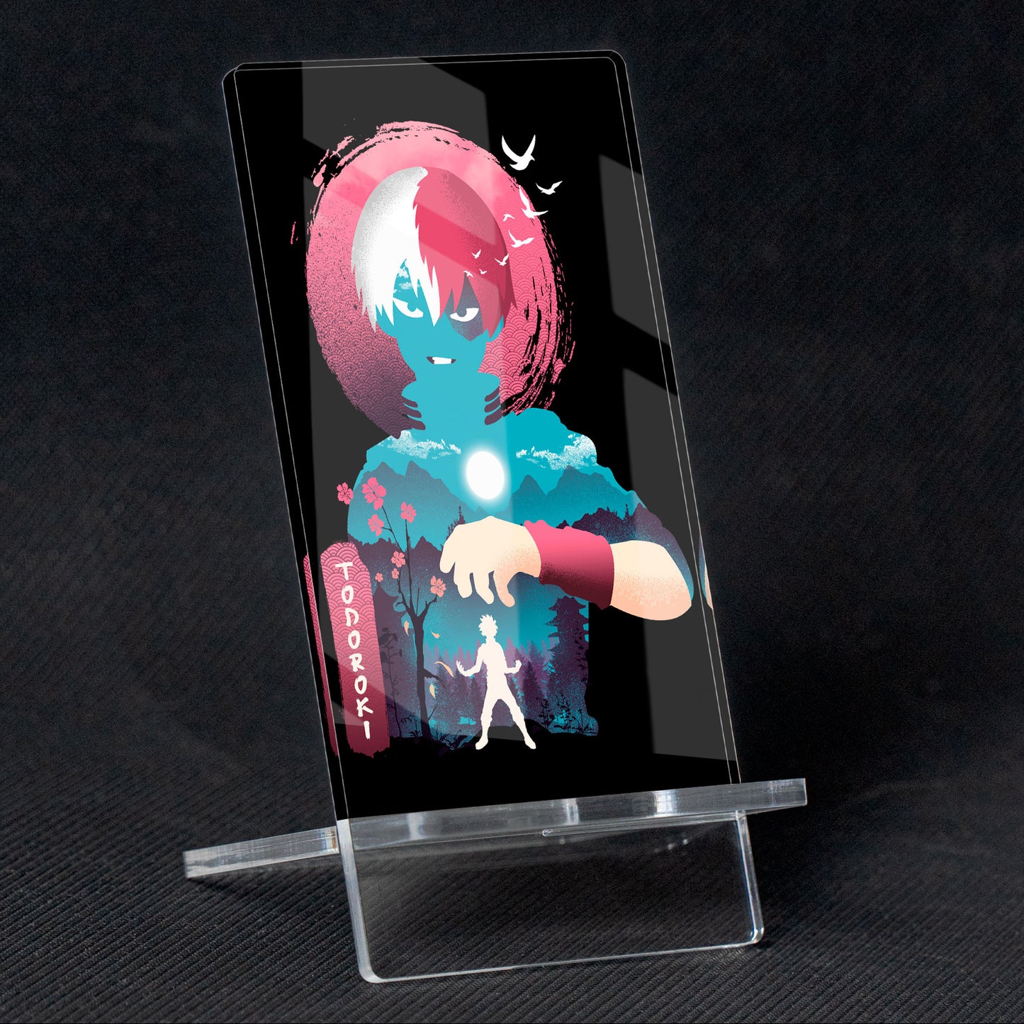 Soporte para Móvil de My Hero Academy Todoroki, de metacrilato