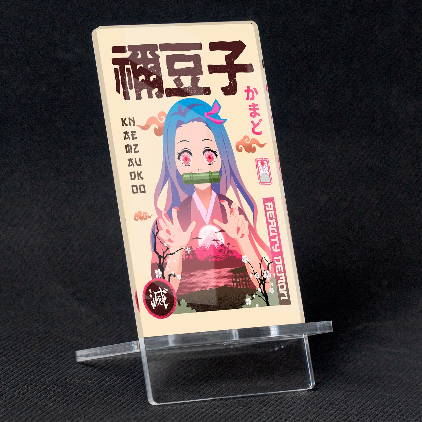 Soporte para Móvil de Kimetsu no Yaiba Nezuko, de metacrilato