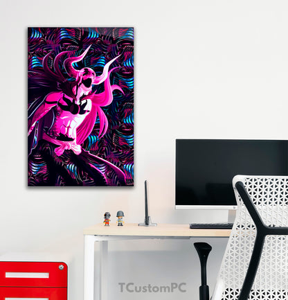 Bleach painting "Vasto Lorde neon vector"