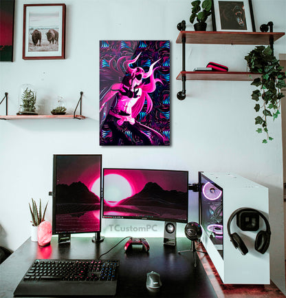 Pintura em lixívia "Vetor neon Vasto Lorde"