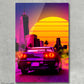 Poster/ Cuadro de Coche deportivo Nissan Skyline R34 GTT