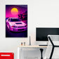 Poster/ Cuadro de Coche Deportivo Nissan "Skyline Sunset"