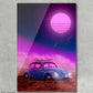 Poster/ Painting Vintage car Blue Scarabao "Retro Car"