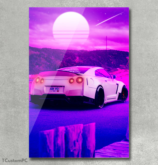 Poster/ Painting Sports Car Nissan G-TR