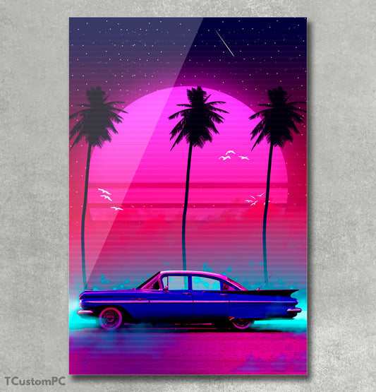 Poster/ Cuadro de Coche clásico Impala del 56