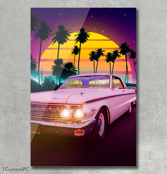 Painting of classic car Mercury "California"