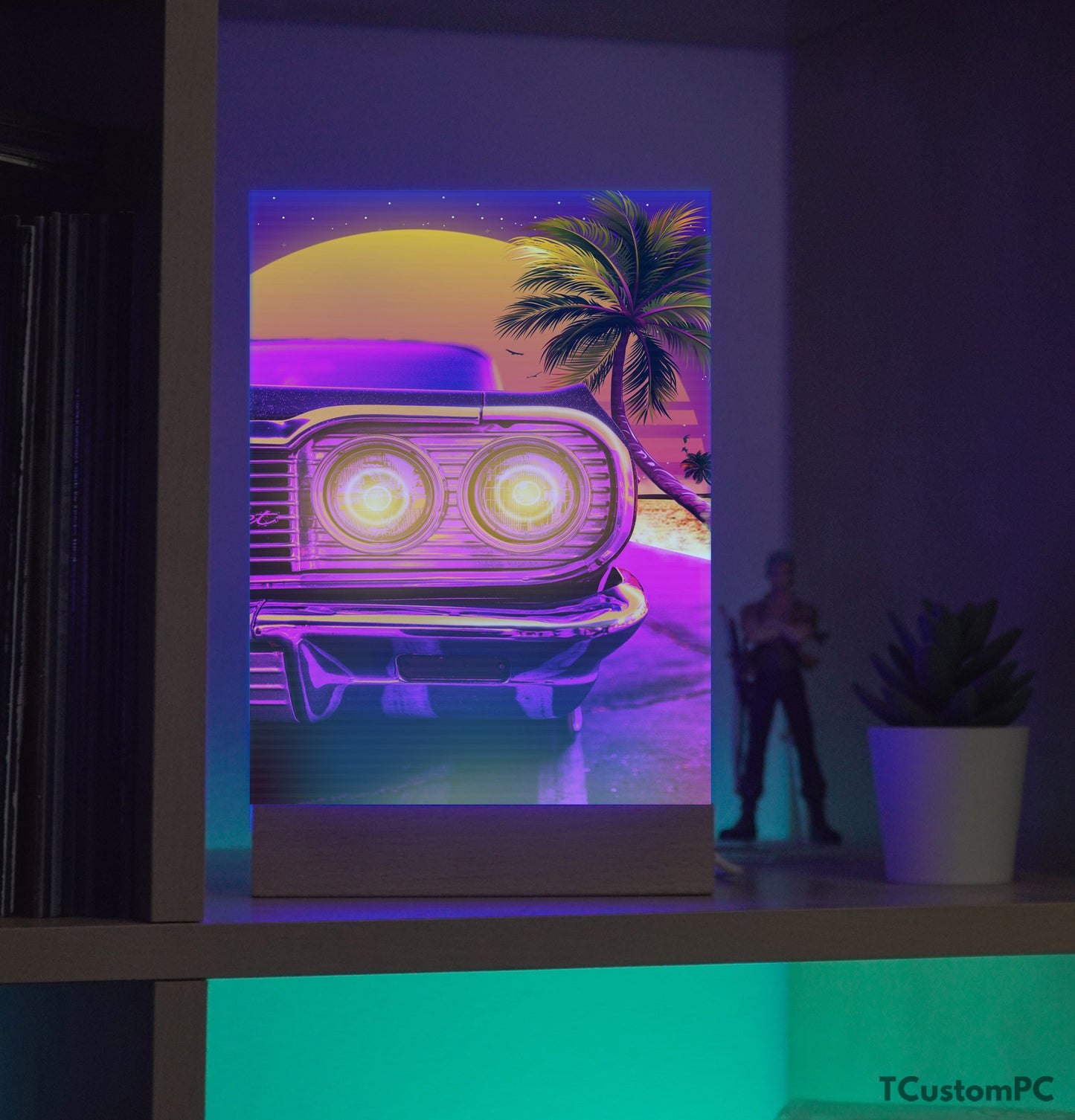 TC-Lamp Synthwave Carro Clássico Vintage Chevrolet