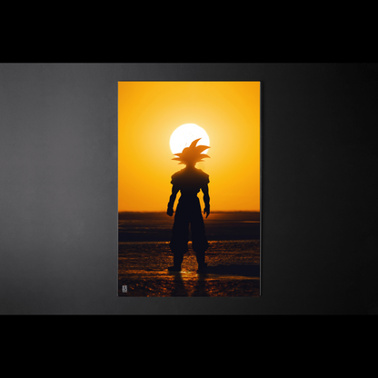 Wall Art goku silhouette DB