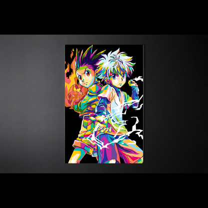 Wall Art Gon Killua HxH Colorfull