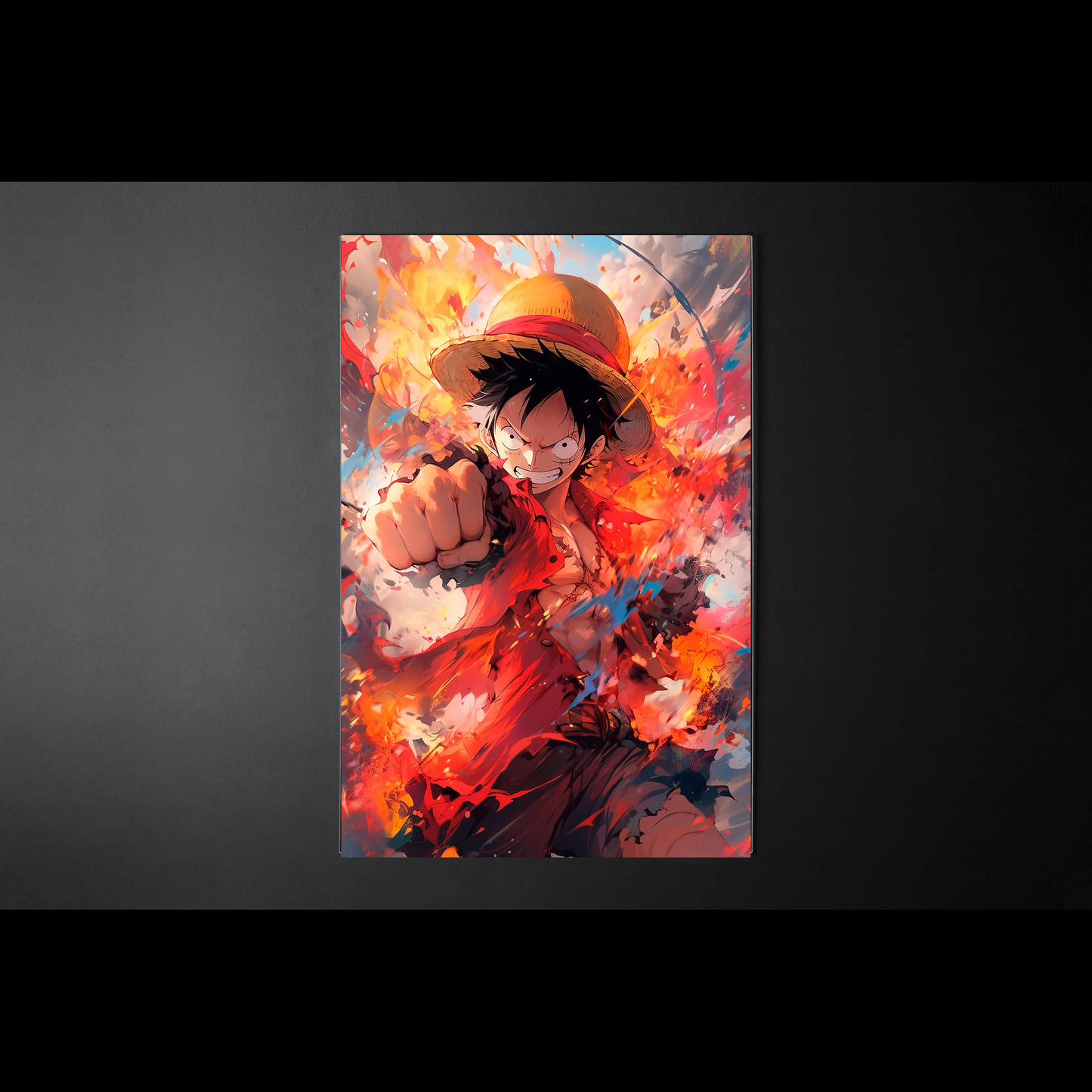 Quadro de parede Luffy, One Piece