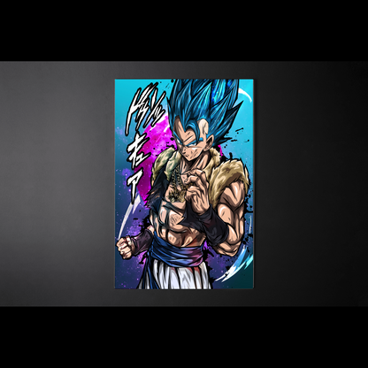 Wall Art Dragon Ball, Gogeta Blue DBS