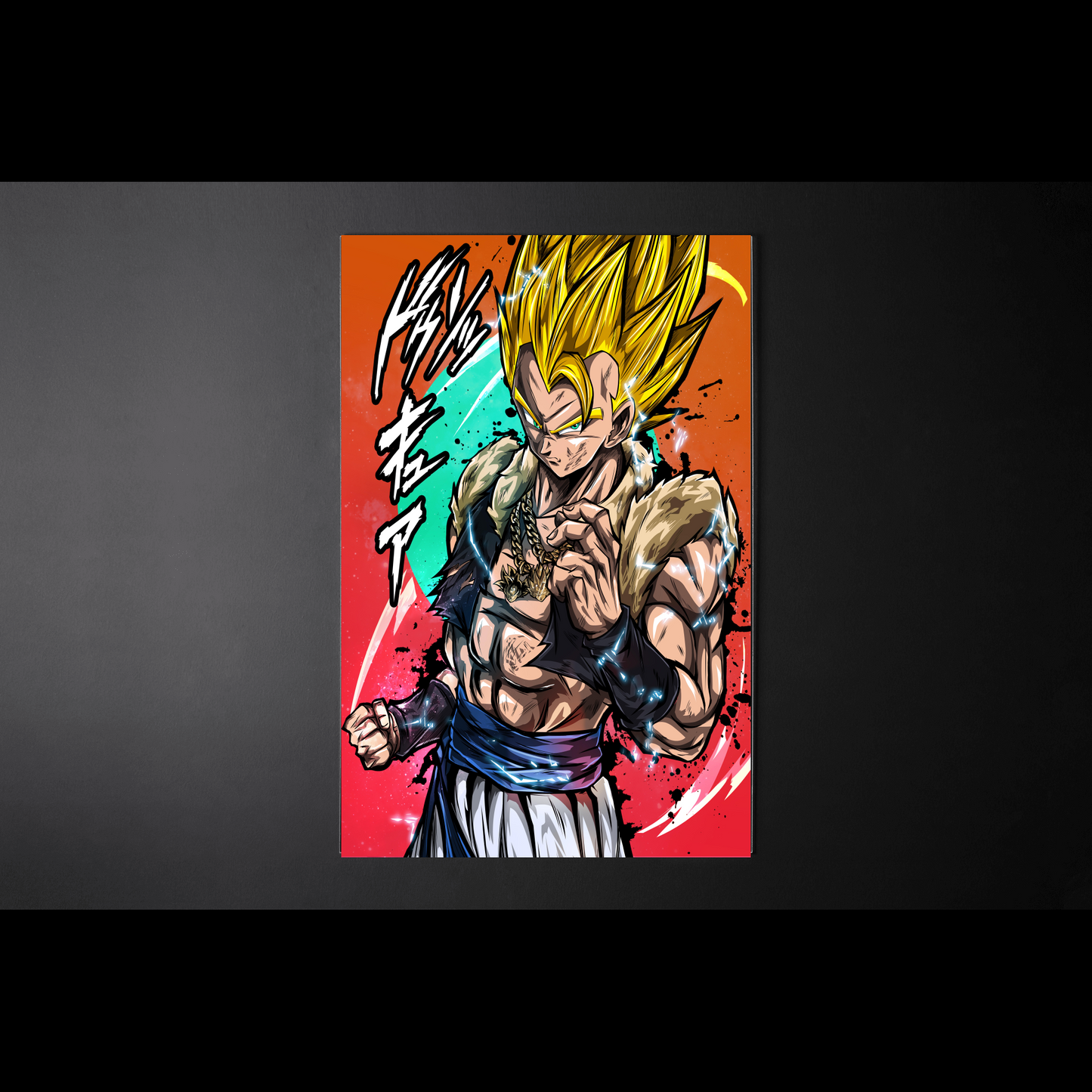 Wall Art Dragon Ball, Gogeta SS DBS