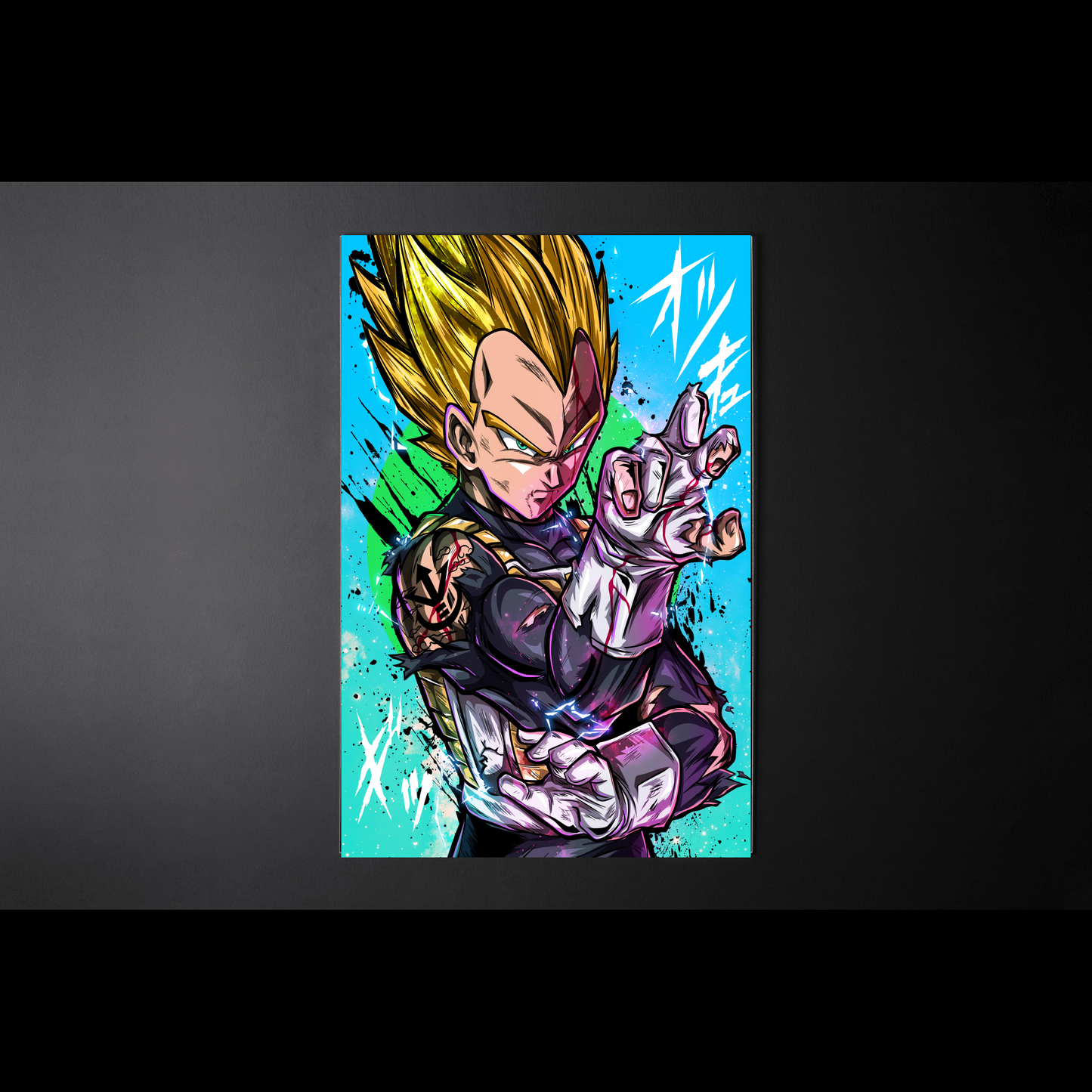 Wall Art Dragon Ball, Vegeta SS