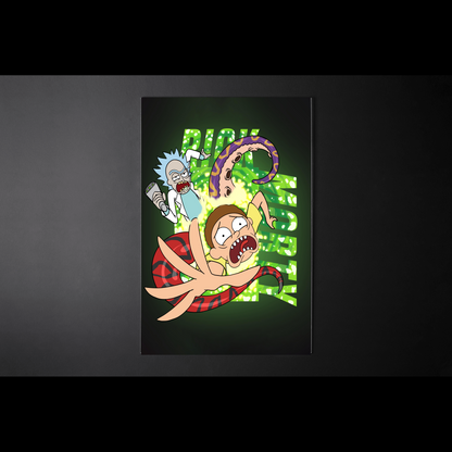 Wall Art Rick y Morty Portal 1