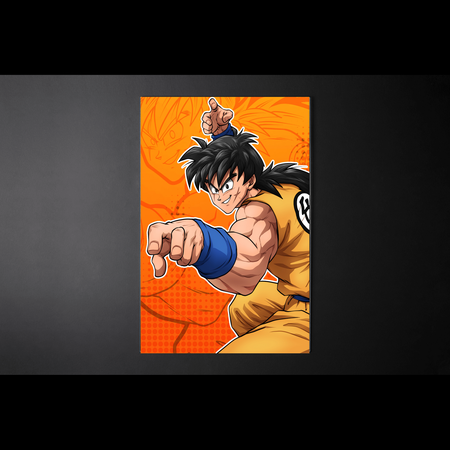 Wall Art Yamcha Manga Style