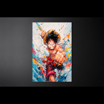 Wall Art Luffy Colorful