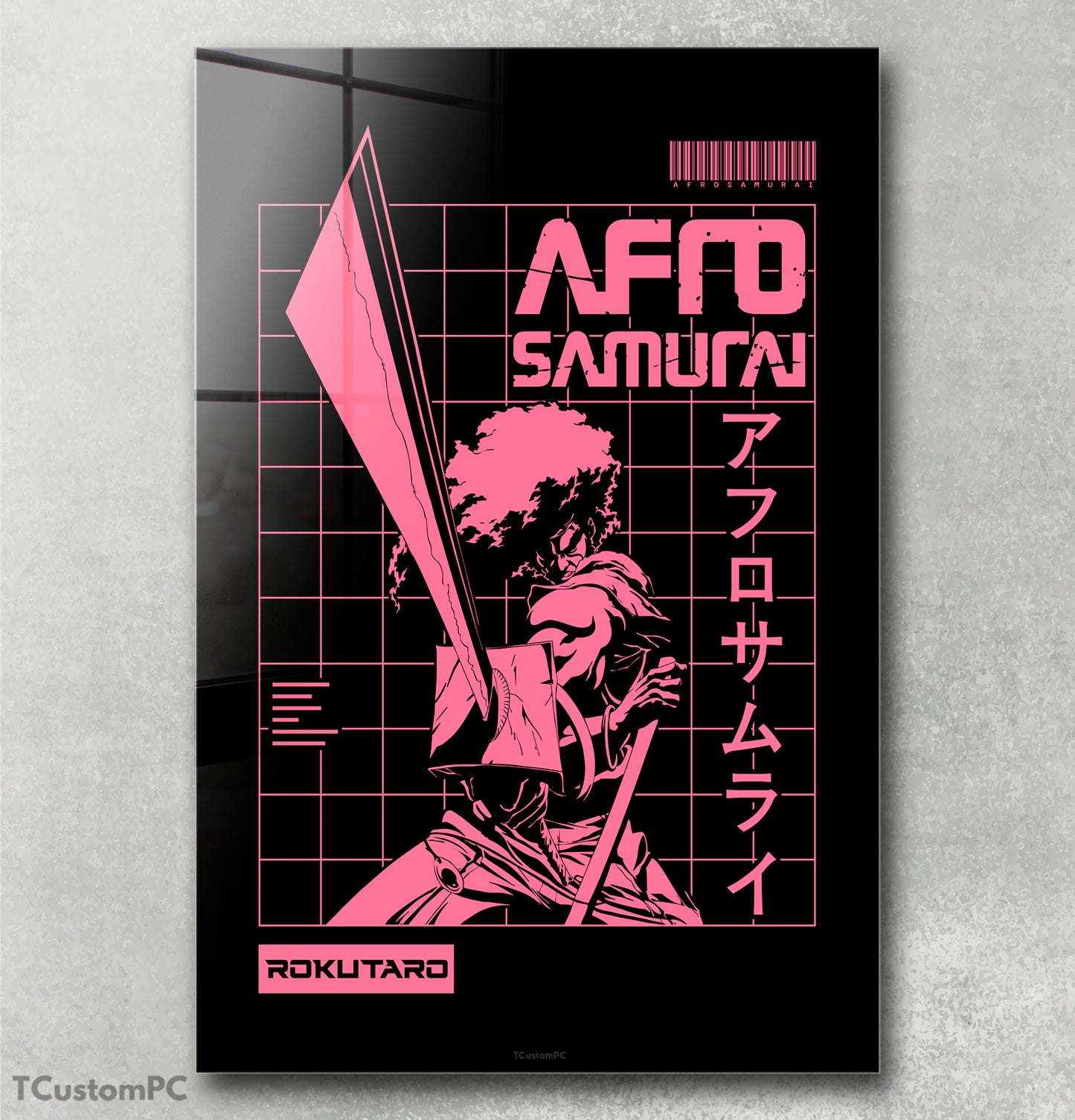 Pintura Afro Samurai, estilo de rua