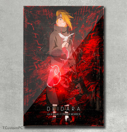 Pintura Akatsuki Deidara | naruto