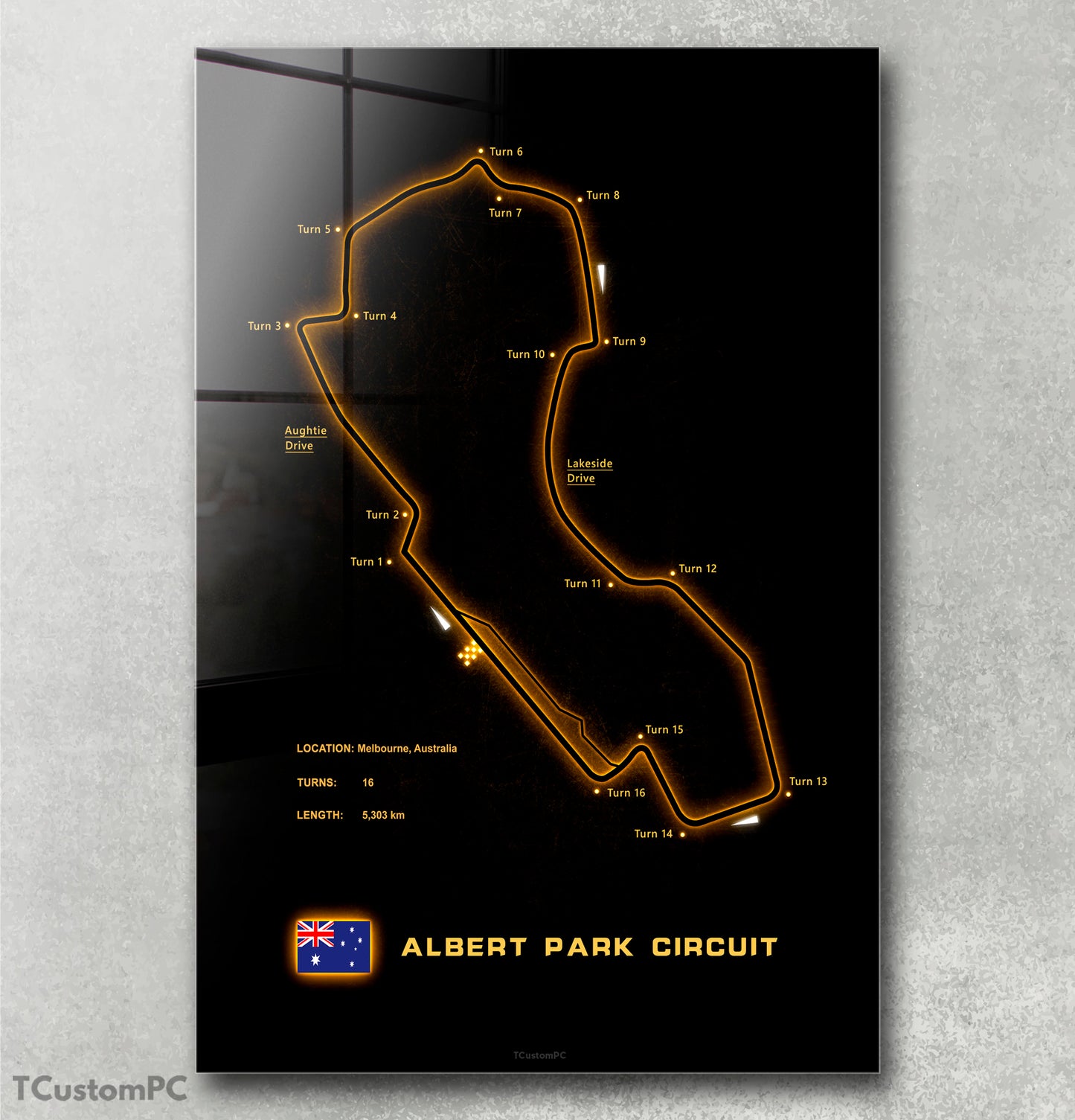 Albert Park Circuit box