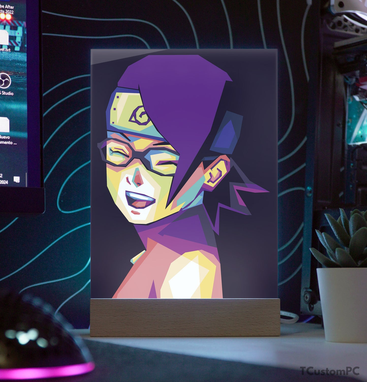 TC-Lamp Anime sarada wpap