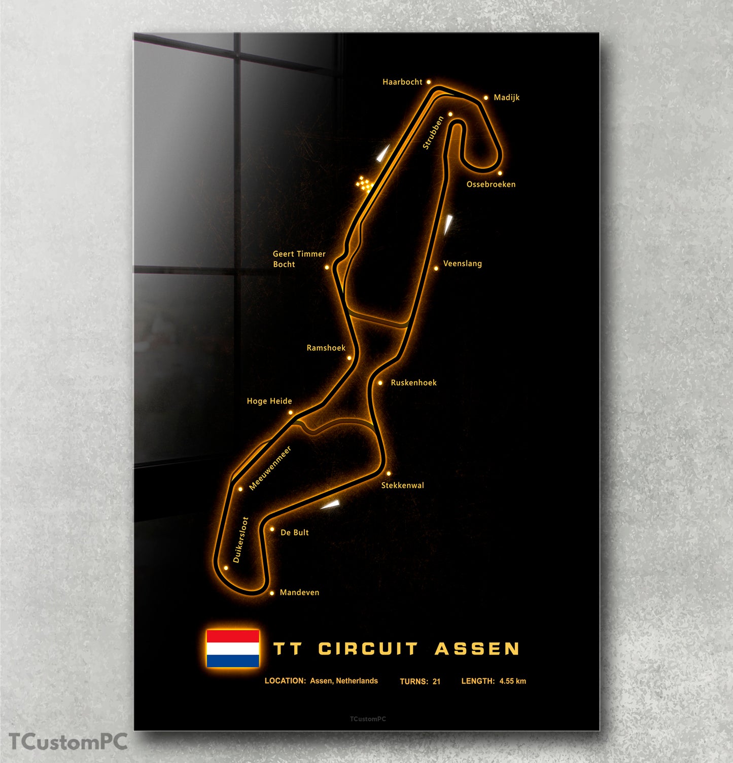 Imagem do circuito de Assen