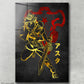 Asta Red Golden painting