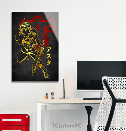 Asta Red Golden painting