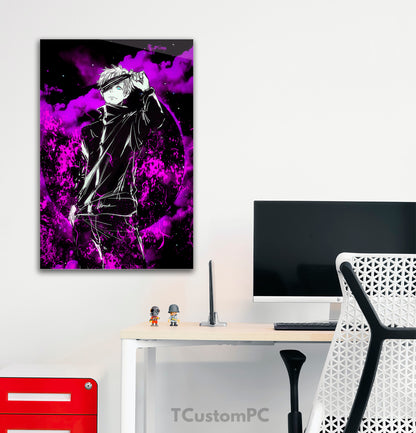 Purple Gojo Astral Painting