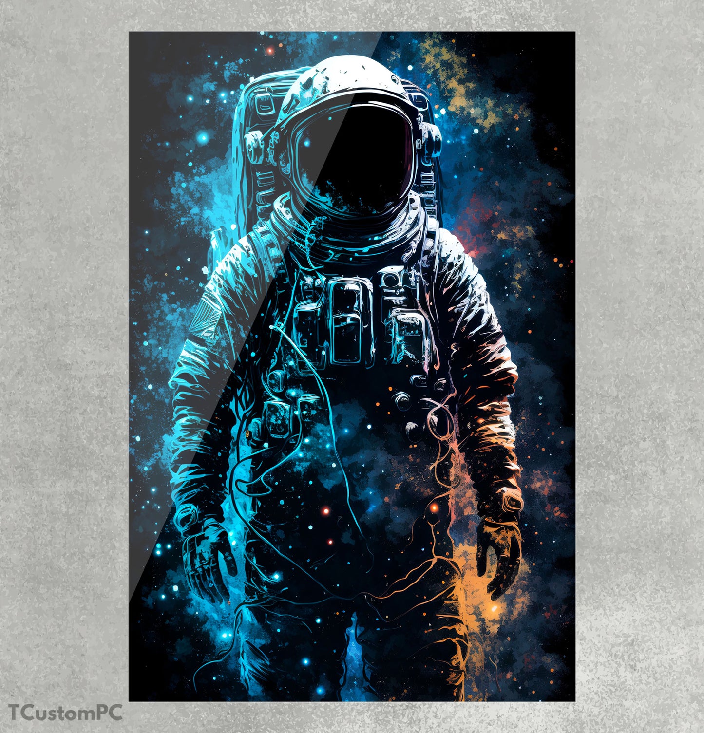 Astronaut Splash Painting