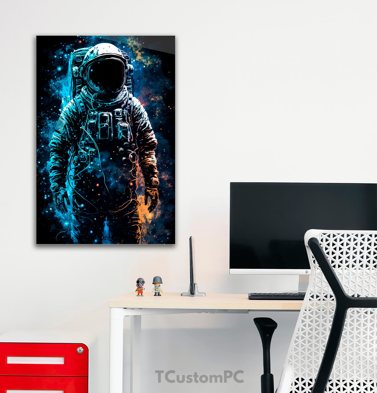 Astronaut Splash painting