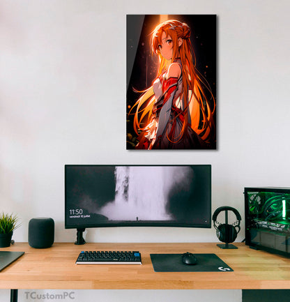 Asuna painting, Sword Art Online