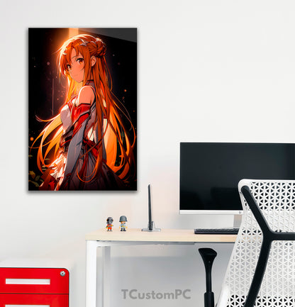 Asuna painting, Sword Art Online