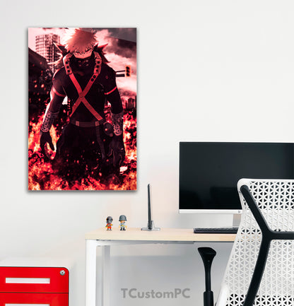 Wall Art Bakugou Boku No Hero